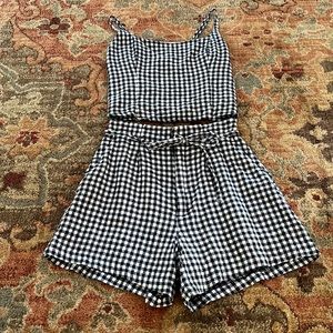 Abercrombie and Fitch gingham set
